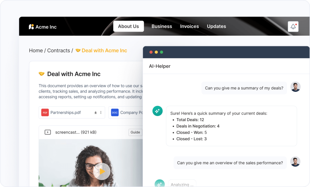 FuseBase AI Helper. Image by Launch Assist.